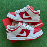 Nike Championship Red Low Dunk Size 5.5Y