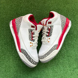 Jordan Cardinal 3s Size 6Y