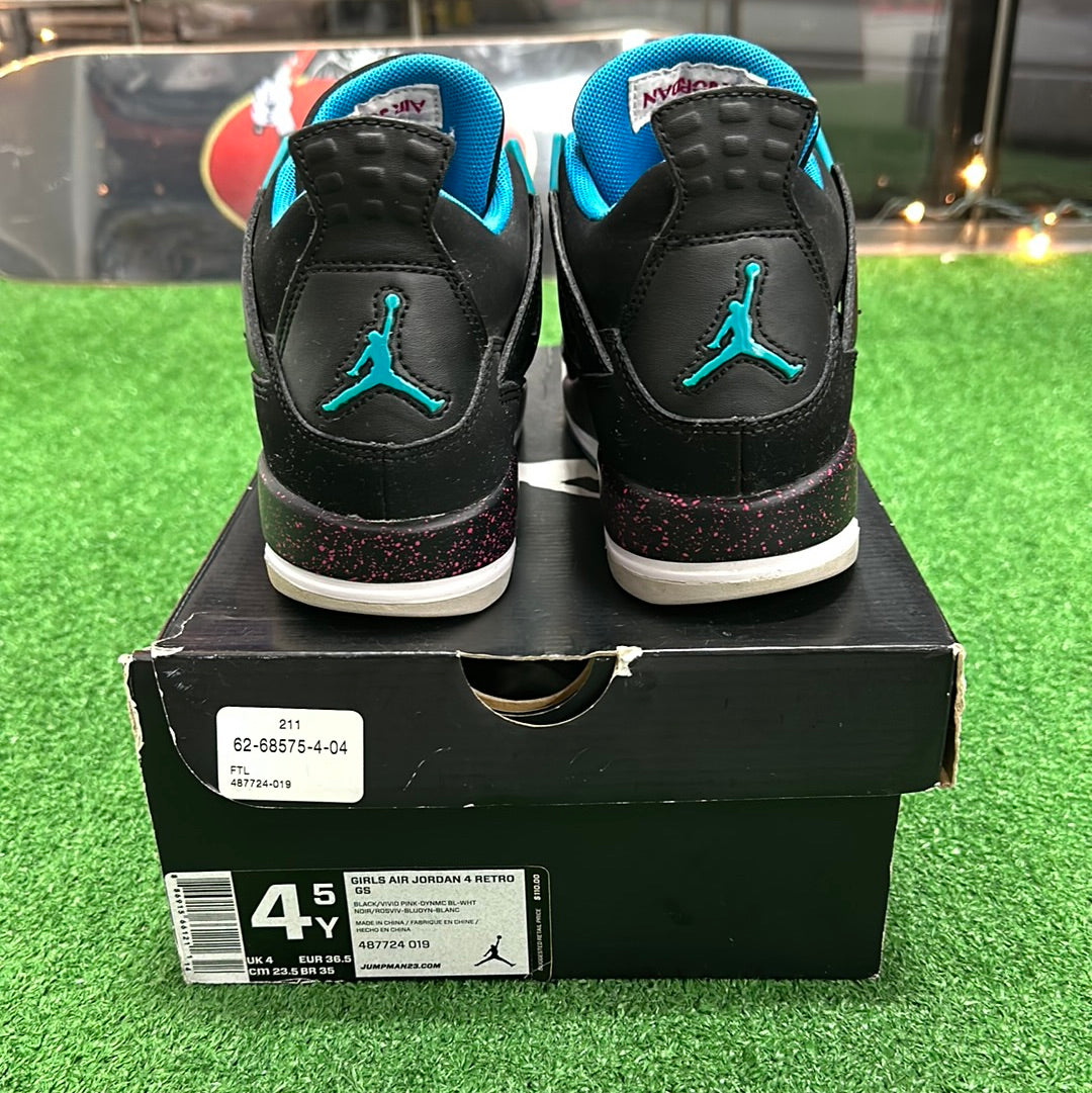 Pink blue and black jordan 4s 2025