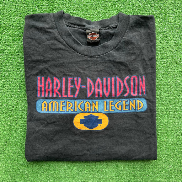 Vintage Harley Davidson FT Myers Tee Size L