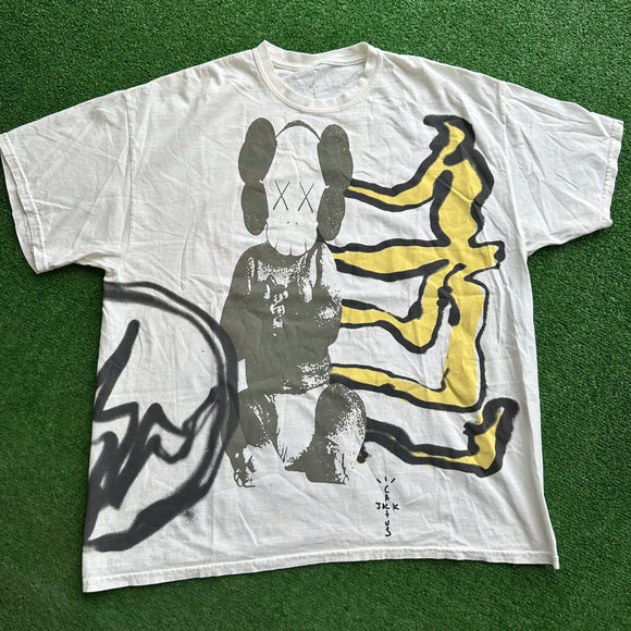 Travis Scott x Fragment x Kaws Tee Size L