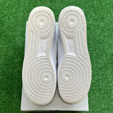 Nike White Low Air Force 1s Size 10