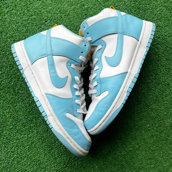 Nike Blue Chill High Dunk Size 11.5