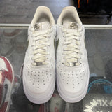 Nike White Grey Low Air Force 1s Size 10.5