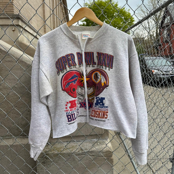 Vintage Buffalo Bills Zip Crop Size XL