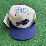 Vintage Buffalo Bills Jim Kelly Signed Starter SnapBack Hat