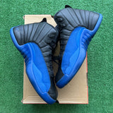 Jordan Black Game Royal 12s Size 10