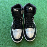 Jordan Silver Toe 1s Size 11.5W/10M