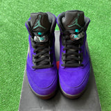 Jordan Alternate Grape 5s Size 10