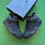 Jordan Black Cat 4s Size 7Y