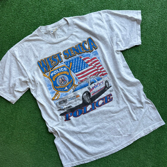 Vintage West Seneca Police Tee Size L