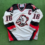 Vintage Buffalo Sabres Pat LaFontaine Jersey Size XL
