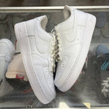 Nike White Low Air Force 1s Size 10.5