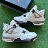 Jordan White Cement 4s Size 9