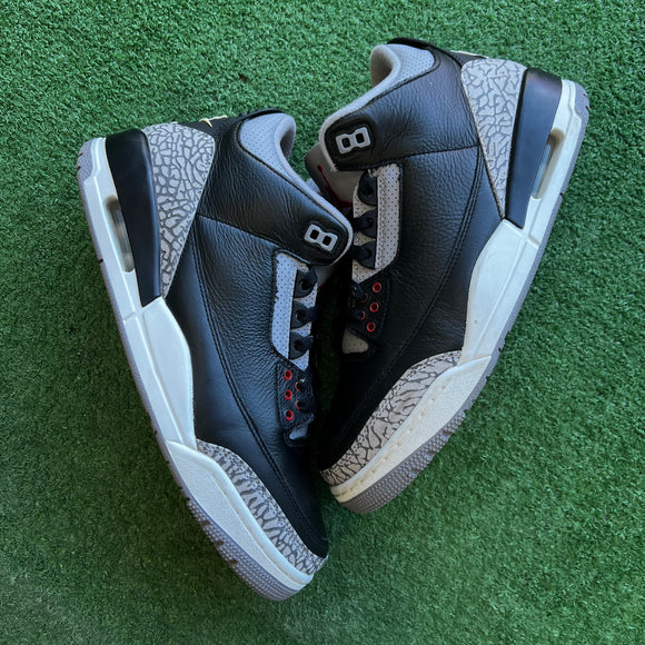 Jordan Black Cement 3s Size 9.5