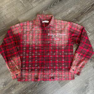 Vale Studded Flannel Shirt Size L