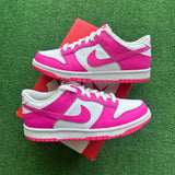 Nike Laser Fuchsia Low Dunks Size 6.5Y