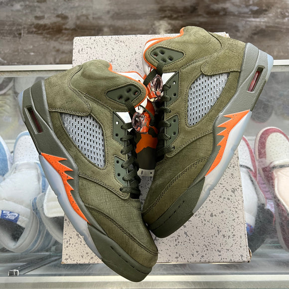 Jordan Olive 5s Size 9.5