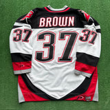 Vintage Buffalo Sabres Curtis Brown Jersey Size XL
