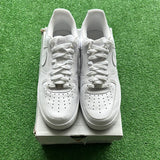 Nike White Low Air Force 1s Size 10W/8.5M