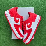 Nike Valentines Day Fleece Air Force 1s Size 6.5Y
