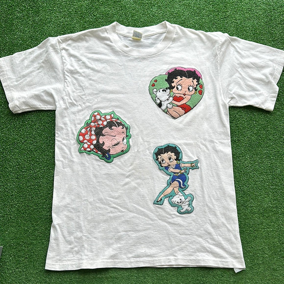 Vintage Betty Boop Patch Tee Size L