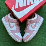 Nike Pink Velvet Low Dunk Size 6Y