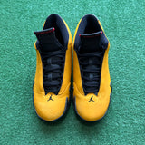 Jordan Yellow Ferrari 14s Size 8