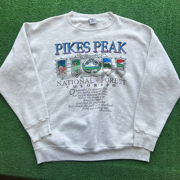 Vintage Pike Peak Colorado Crewneck Size XL