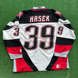 Vintage Buffalo Sabres Hasek Starter Jersey Size XL
