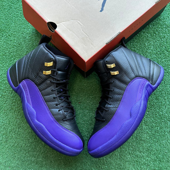 Jordan Field Purple 12s Size 11