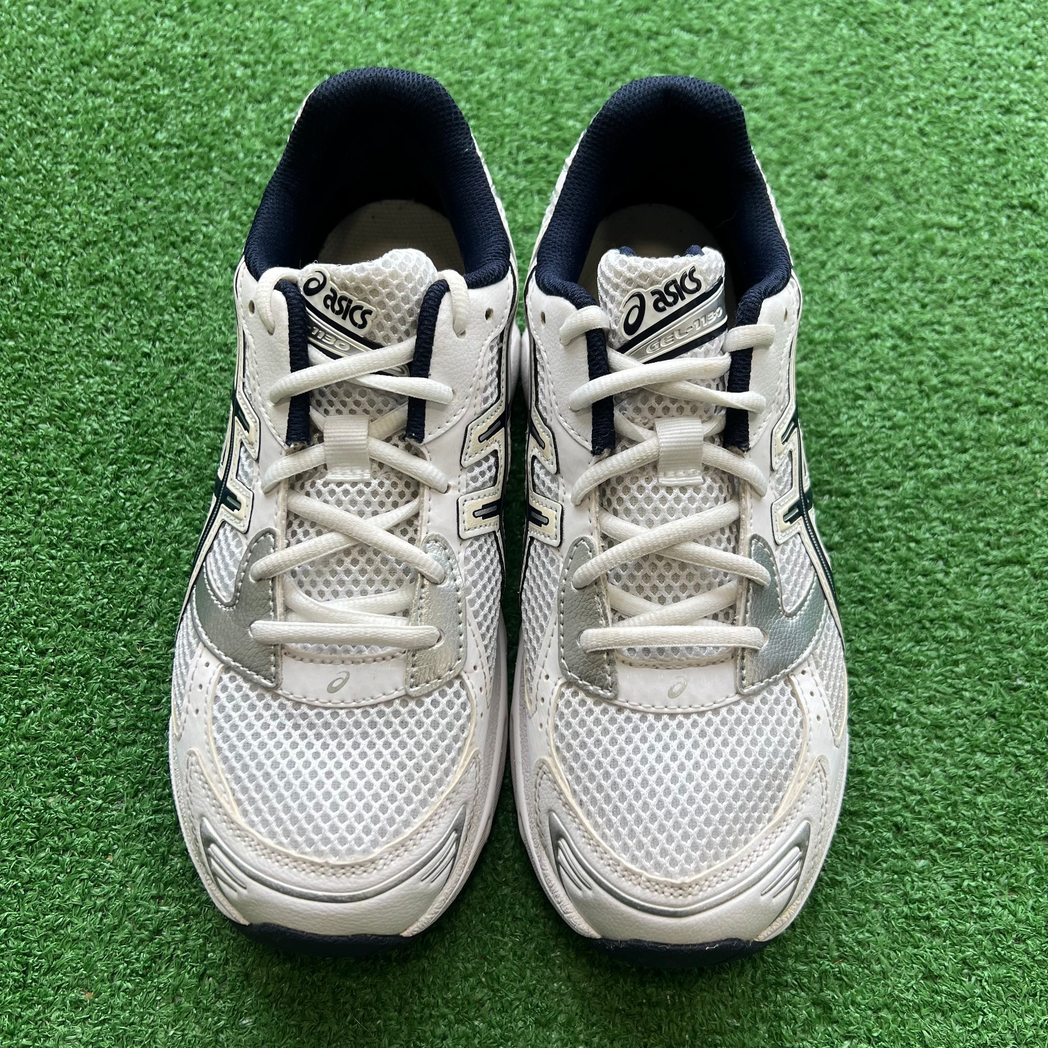 Asics White Navy Gel 1130s Size 6.5 – My Cuzin Vintage