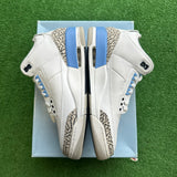 Jordan UNC 3s Size 10.5