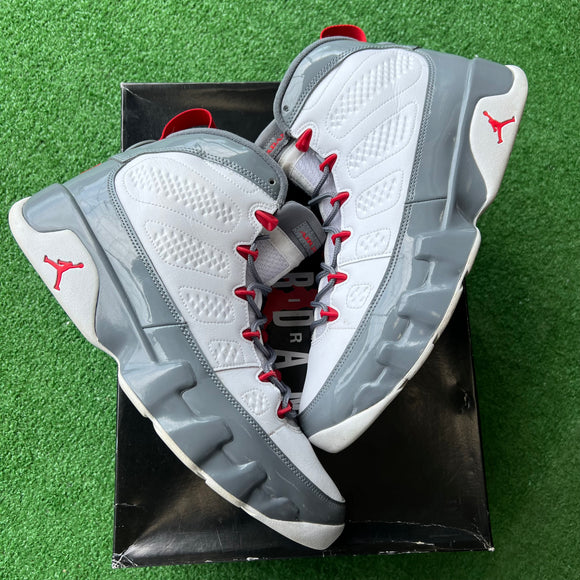 Jordan Fire Red 9s Size 11.5