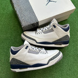 Jordan Midnight Navy 3s Size 11.5