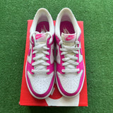 Nike Laser Fuchsia Low Dunks Size 6.5Y