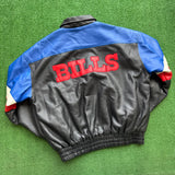 Vintage Buffalo Bills Leather Jacket Size M