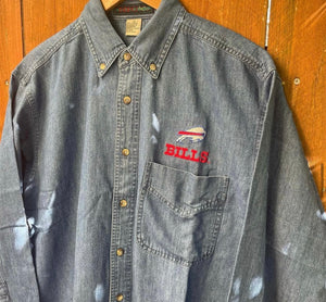 Vintage Buffalo Bills Denim Shirt
