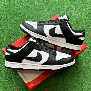 Nike Black White Low Dunk Size 10