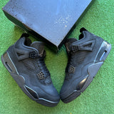 Jordan Black Cat 4s Size 9.5