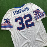 Vintage Buffalo Bills OJ Simpson Wilson Jersey Size 4XL