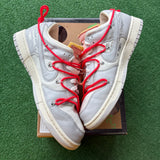 Nike Off White Lot 6 Low Dunks Size 12
