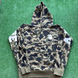 A Bathing Ape Camo Pullover Hoodie Size L