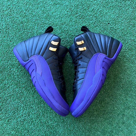 Jordan Field Purple 12s Size 5.5Y