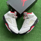 Jordan Fire Red 5s Size 10