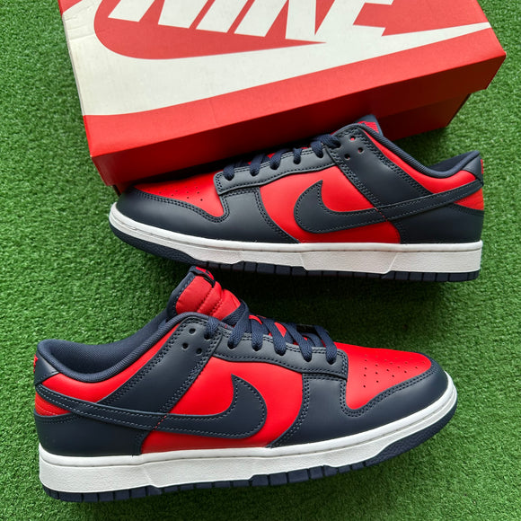 Nike Co.JP University Red Obsidian Low Dunk Size 12