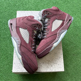 Jordan Burgundy 5s Size 10.5