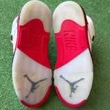 Jordan Black Tongue Fire Red 5s Size 12