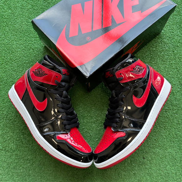Jordan Patent Bred 1s Size 11