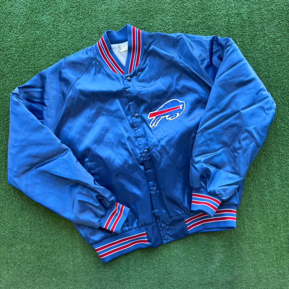 Vintage Buffalo Bills Satin Jacket Size XL